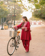 Emaan Cotton Embroided 2 PCs