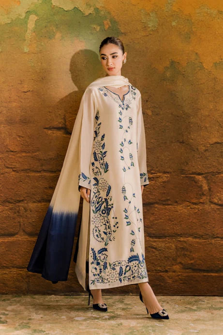 Aarina Embroided Long Length 3 PCs