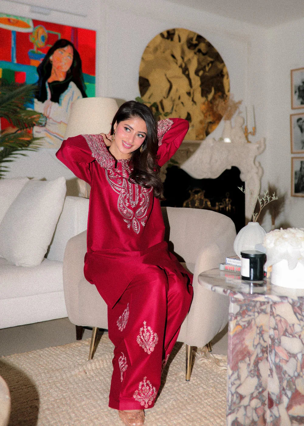 Emaan Cotton Embroided 2 PCs