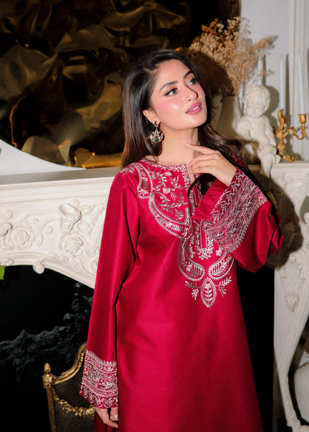 Emaan Cotton Embroided 2 PCs