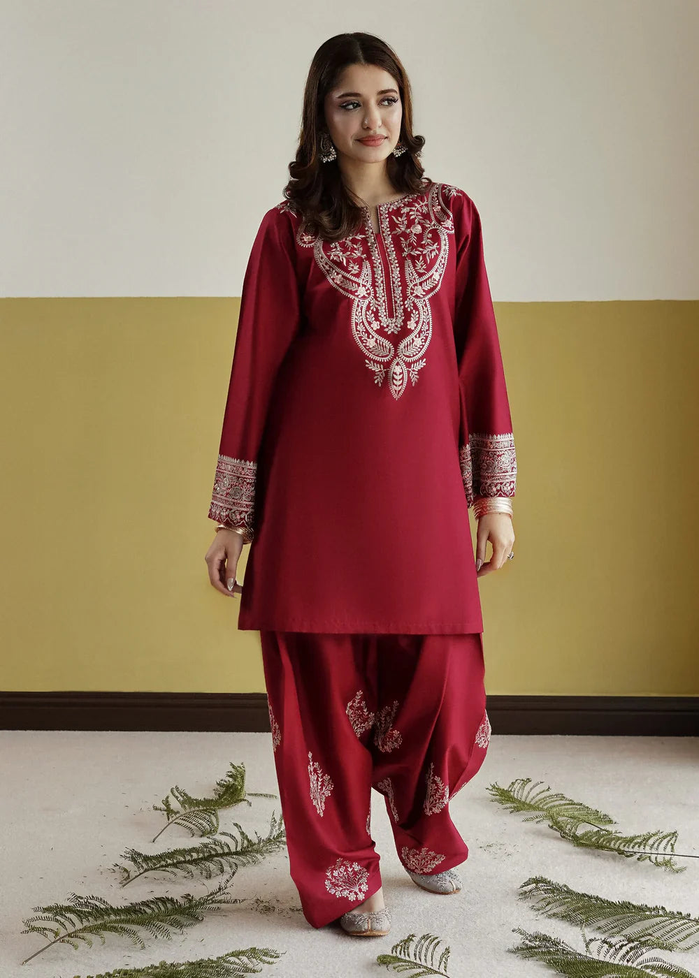 Emaan Cotton Embroided 2 PCs