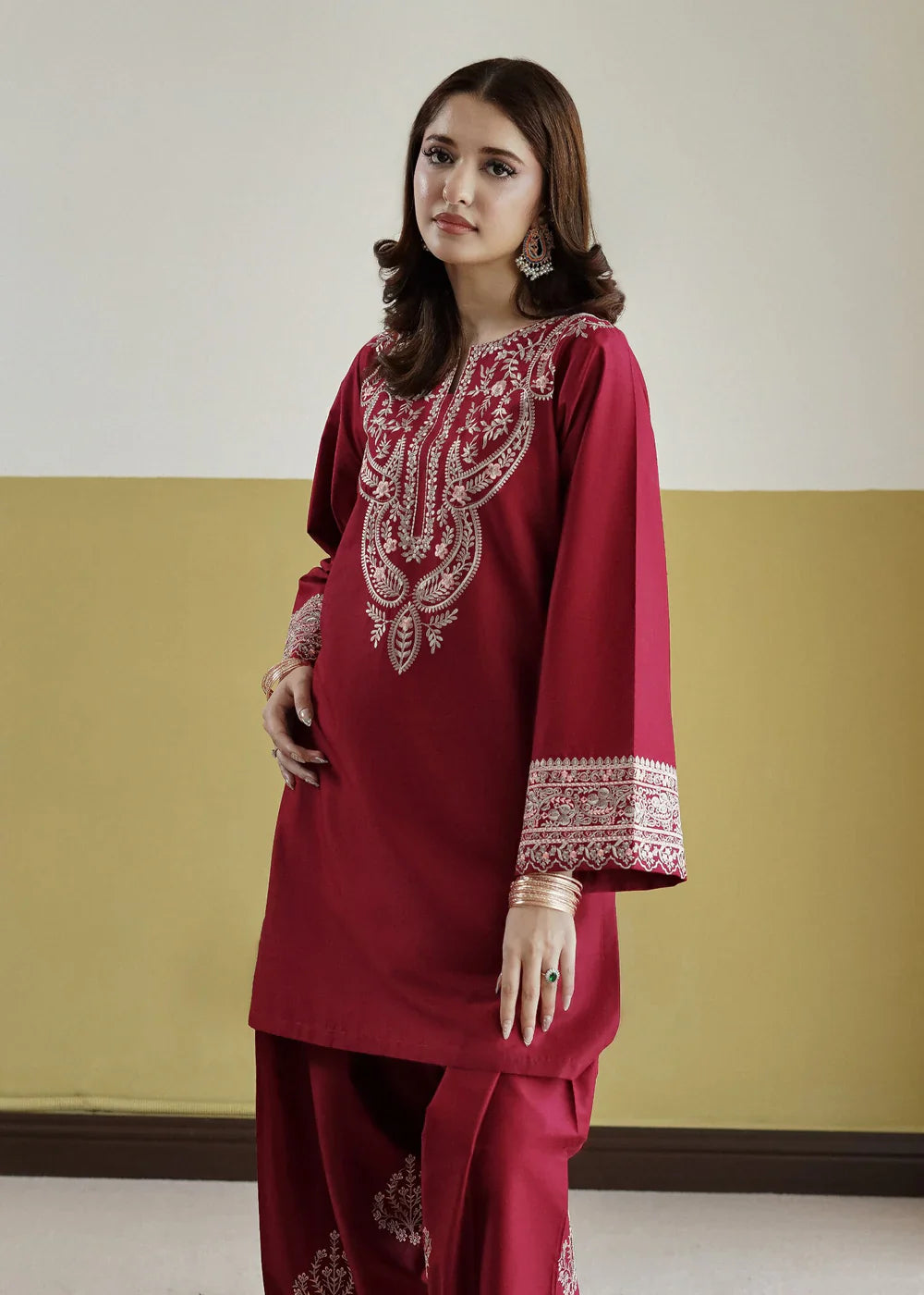 Emaan Cotton Embroided 2 PCs