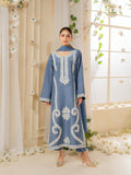 Neelam Blue Embroided 3 PCs