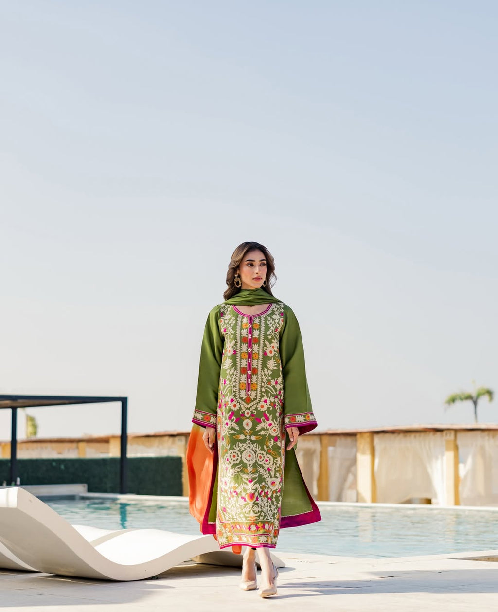 AROOSA (Embroided 3 PCs)