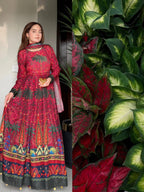 Mirha-Digital Printed Frok 2Pcs