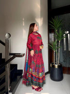 Mirha-Digital Printed Frok 2Pcs