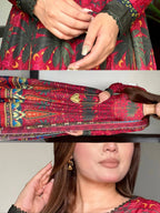 Mirha-Digital Printed Frok 2Pcs