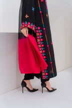 Nyra Embroided Long Length 3 PCs