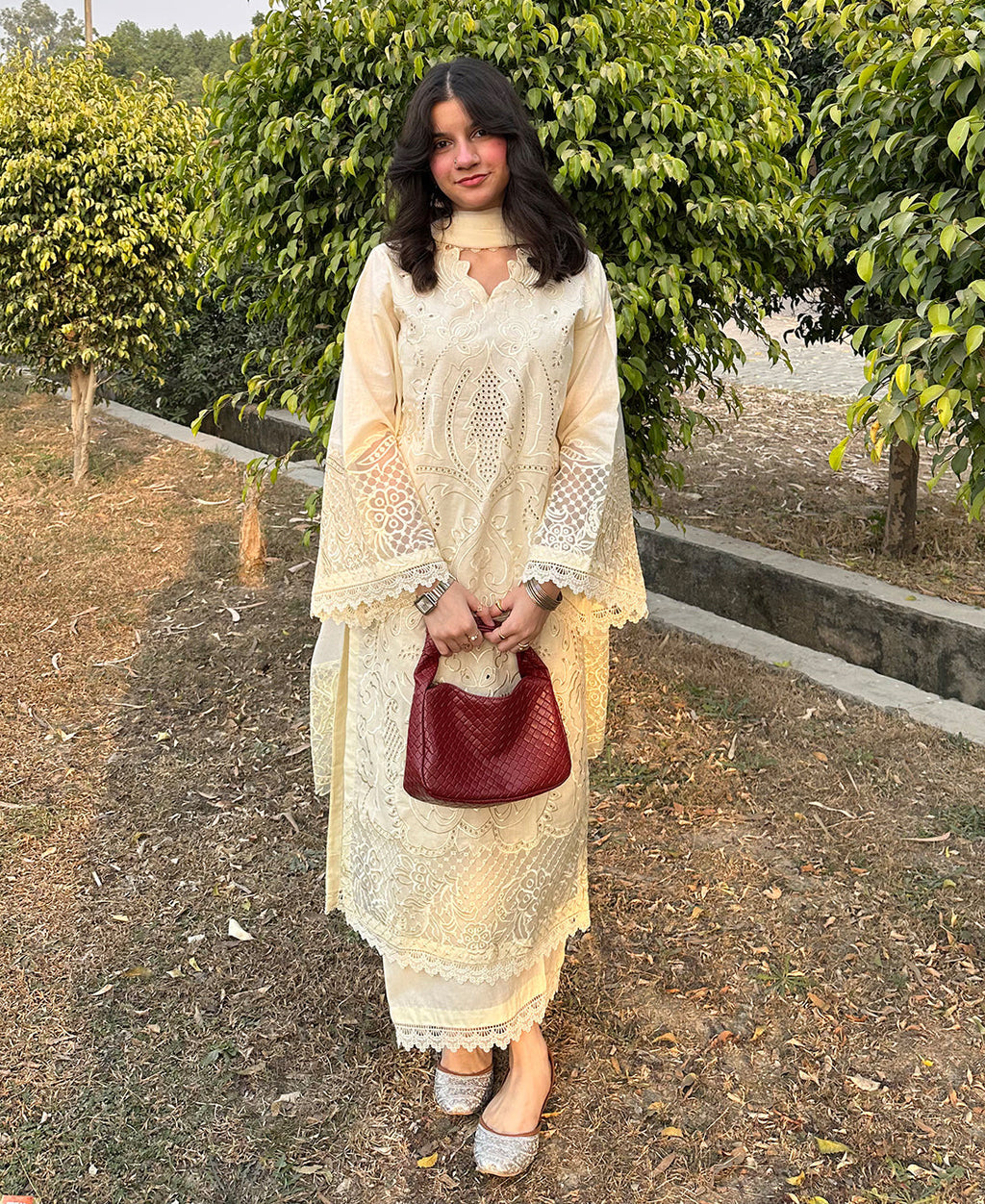 Hoor Embroidered 3-Piece Suit