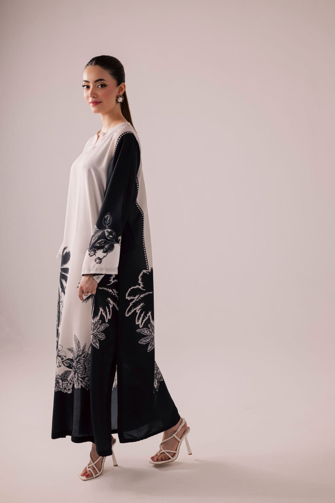 Harmony Digital Kaftaan 2-Piece