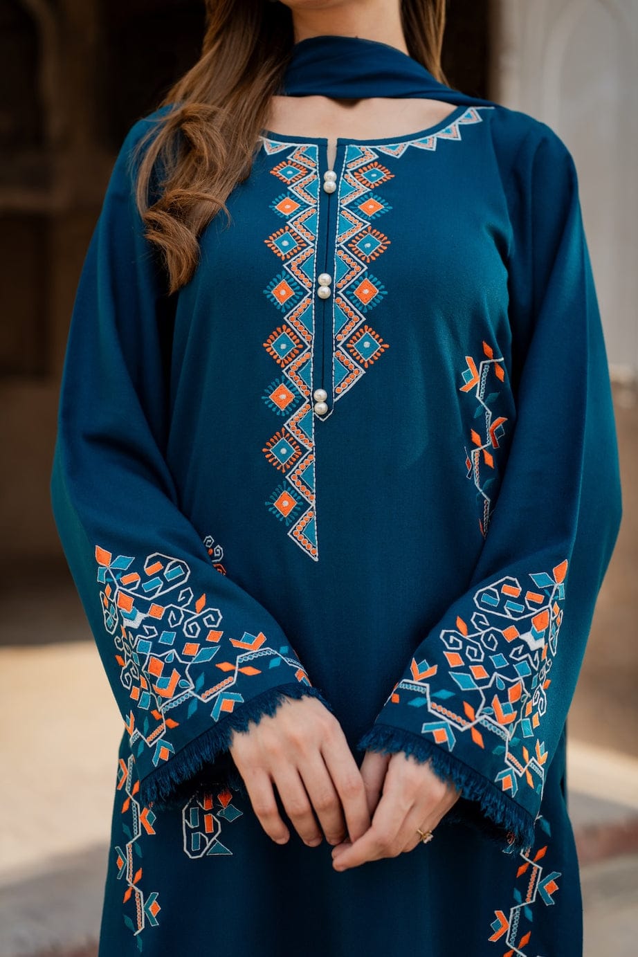Lamya (Stitched 3 Pcs)