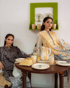 Komal Black (Digital 2 Pcs) Long Length