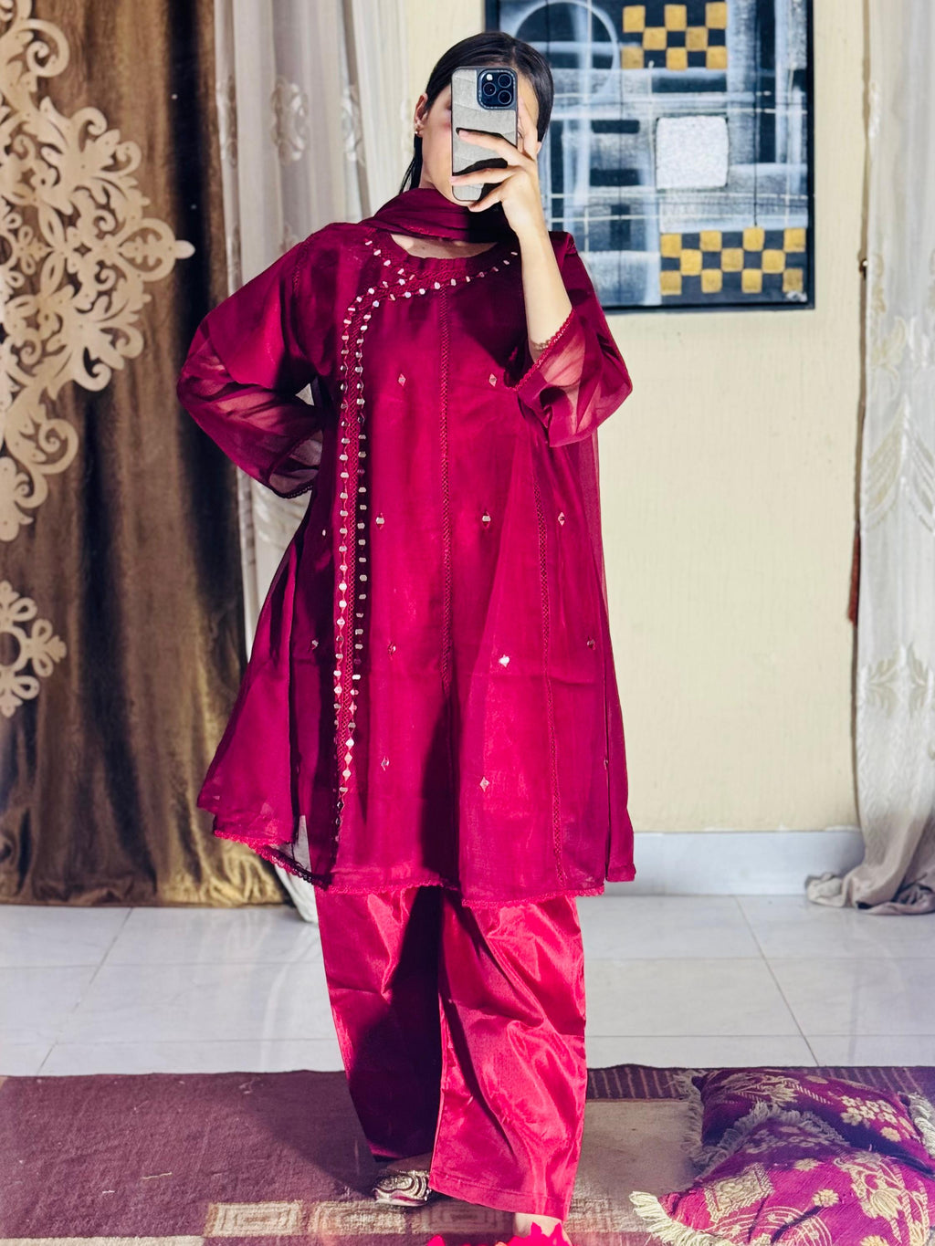 Mahnoor  ( Stitched 3 Pcs )