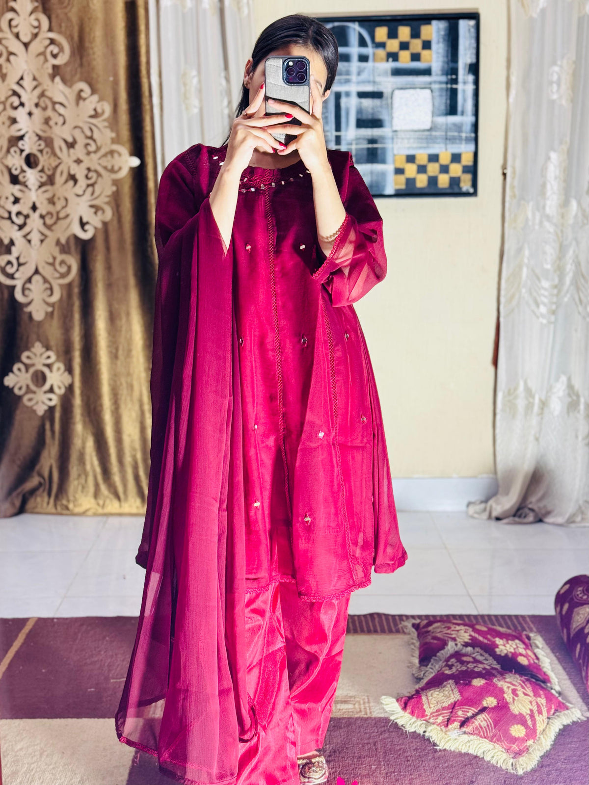 Mahnoor  ( Stitched 3 Pcs )