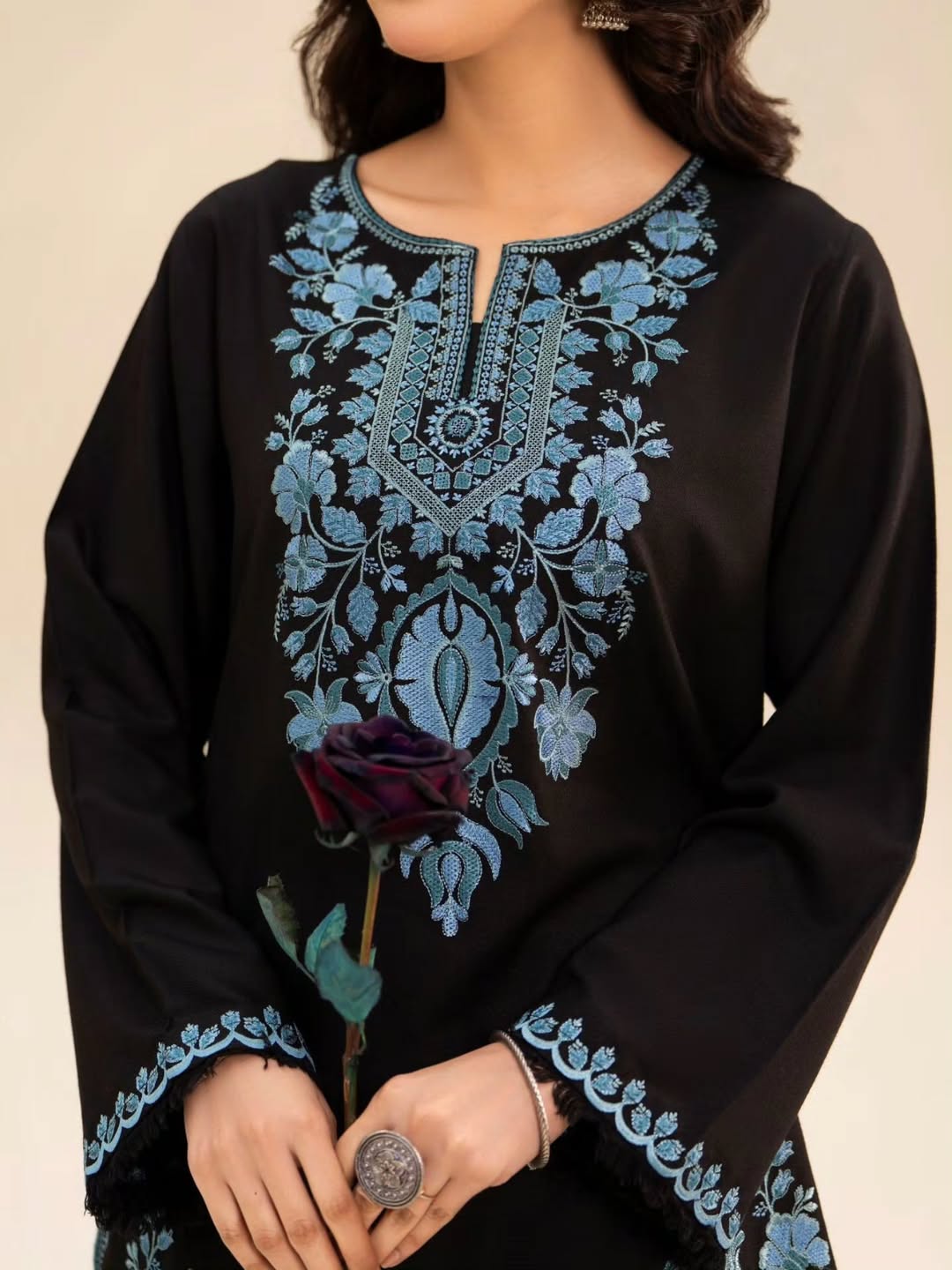 Zara Cotton Embroided 2 PCs