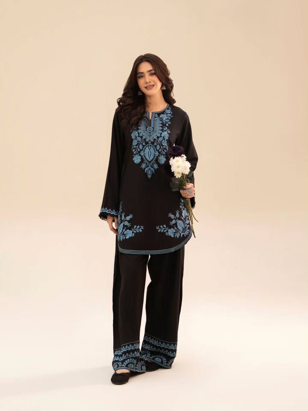 Zara Cotton Embroided 2 PCs