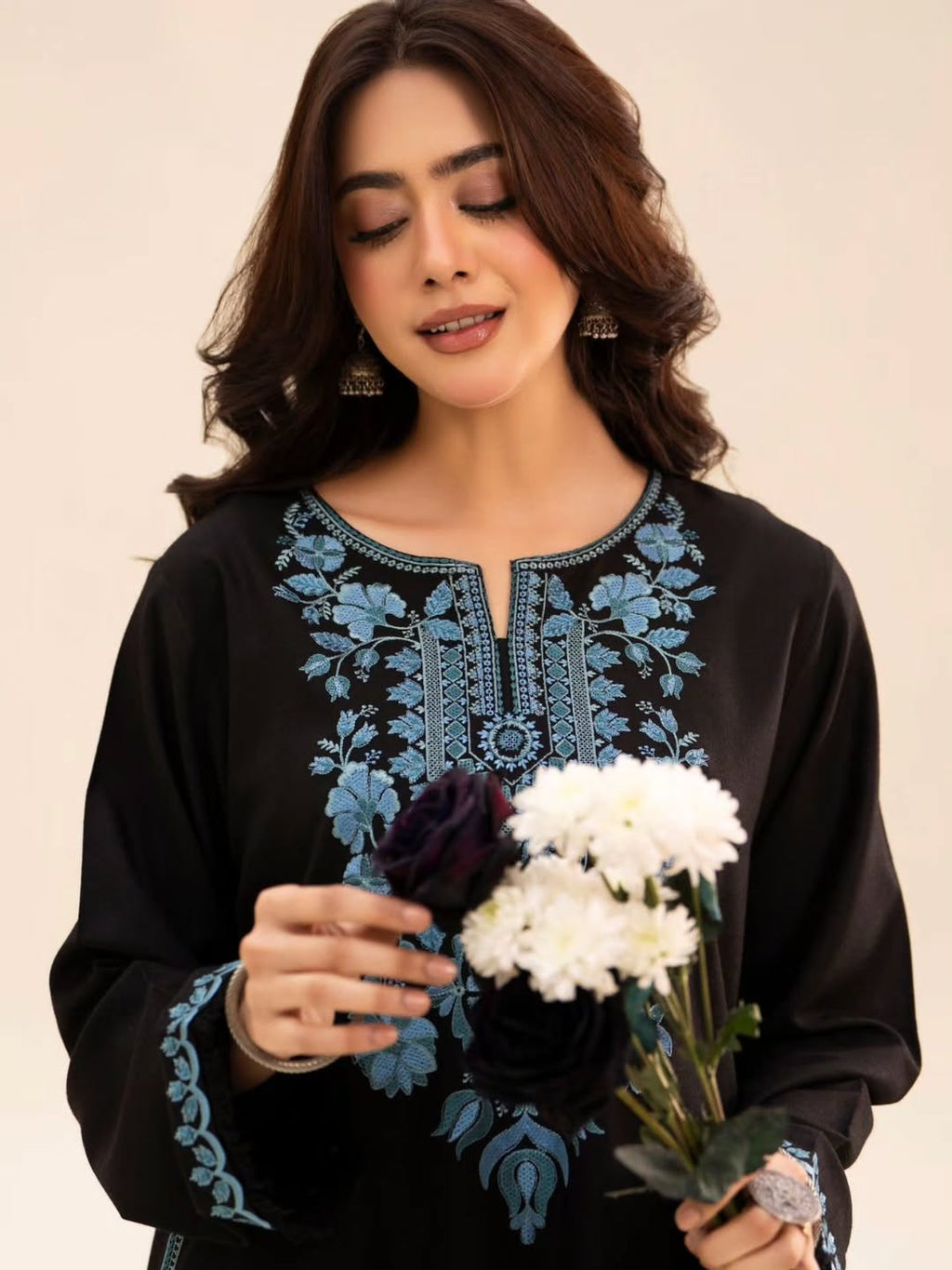 Zara Cotton Embroided 2 PCs